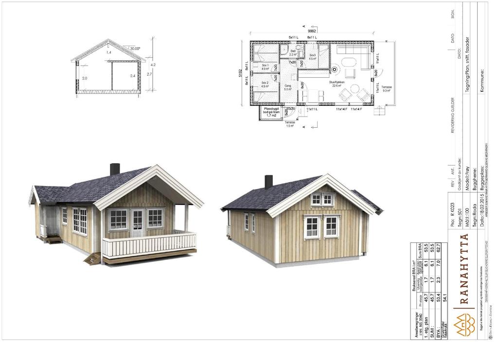 Skisse/plankart over