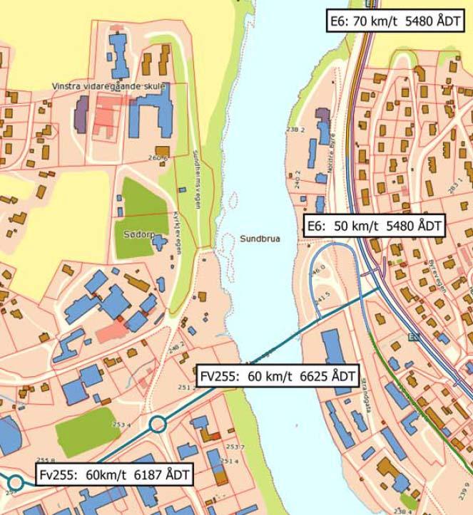 1. FORUTSETNINGER: Beregningene er foretatt ut fra Nordisk beregningsmetode for støy med beregningsprogrammet NoMes 4.