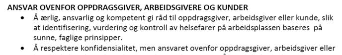 Sertifisering av yrkeshygienikere Internasjonal sertifisering - vi er godkjent.