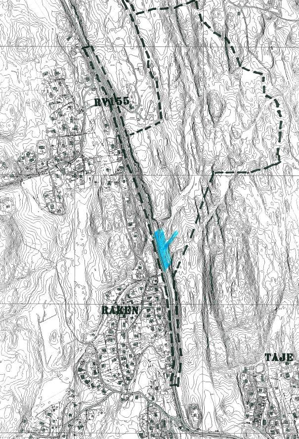 Råkendalen næringsområde - Trafikkanalyse 5 1 BAKGRUNN Figur 1 Planområdet Det planlegges et næringsområde ved Råkendalen i Enebakk umiddelbart nord for tettbebyggelsen i Ytre Enebakk.