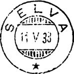 6 Type: HJ- Utsendt 15.02.1950 SELVA Innsendt 08.03.1950 Stempel nr. 7 Type: I22 Fra gravør 21.11.