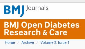 Publisert i BMJ Open 2017 http://drc.bmj.com/content/5/1/e000459 Results Treatment targets were achieved in a higher proportion of patients in 2014 compared with 2005: hemoglobin A1c 7.