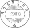 06.1927 BOSBERG Innsendt Registrert brukt fra 23 XII 27 OGN til 21 VIII 46 IWR  R1