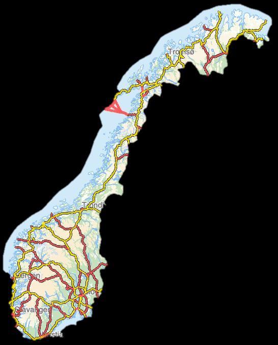 Tilstandsdata - ulike nivå Bruk av tilstandsdata på ulike nivå Vegnettsnivå