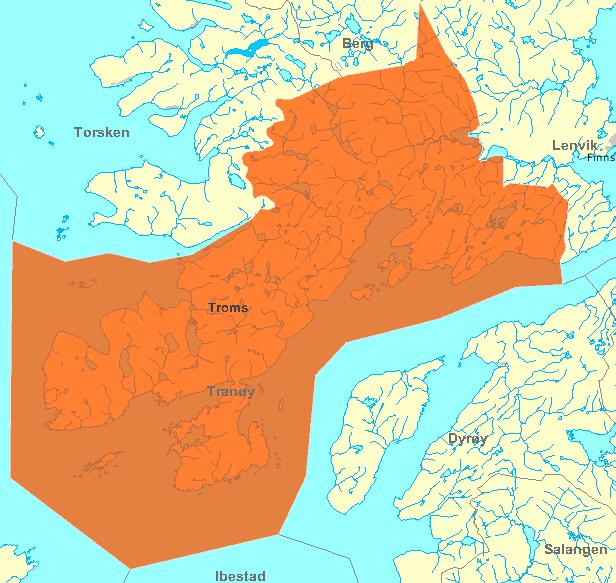 F. KART TRANØY KOMMUNE Figur 14)