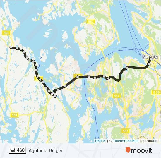 Retning: Ågotnes Terminal 27 stopp VIS LINJERUTETABELL Olav Kyrres Gate Olav Kyrres Gate 11, Bergen Møhlenpris Tullins gate, Bergen Lyngbø Rv. 555 Frieda Fasmer Rv.