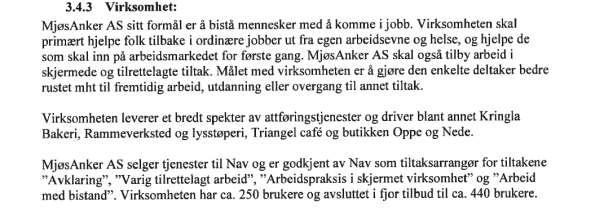 de andre eierne. Det er også en løpende, faglig dialog mellom selskapet og Hamar kommune ved Familie- og levekårsavdelingen.