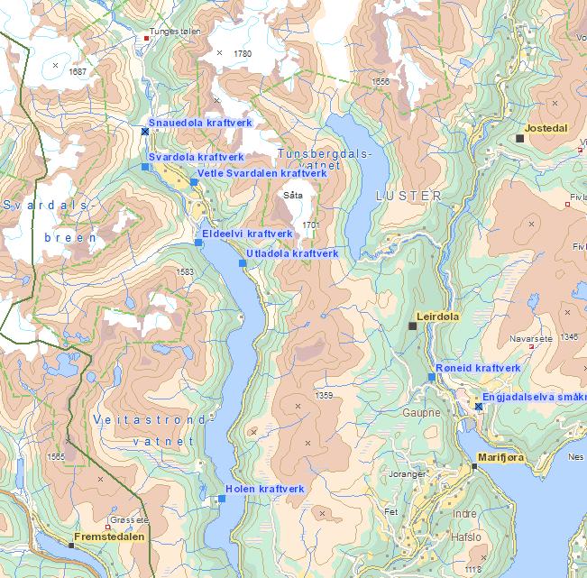 Side 4av 8 Vassforskrifta Veitastrondsvatnet ligg i vassområde Indre Sogn i vassregion Sogn og Fjordane.