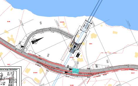 5 GS-kryssing til stasjonsområdet i permanent situasjon Planen viser en planskilt løsning ved at Holeveien legges i bru over GS-løsningen.