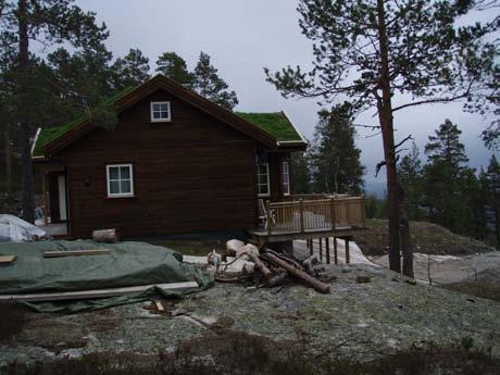 Sørligste delene ned mot Gautefall hyttegrend var til tider bratt og særdeles ulent terreng å ferdes i.