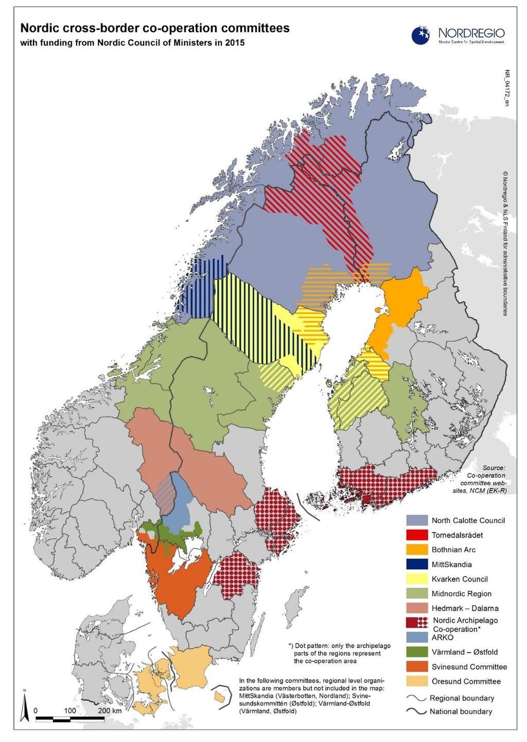 - Fremme utvikling, innovasjon og vekst i de nordiske grenseregionene De nordiske grensekomiteene er en vital del av det nordiske grenseregionale samarbeidet.