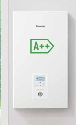 Panasonic luft/vann varmepumper kan også dekke behovet for tappevann.