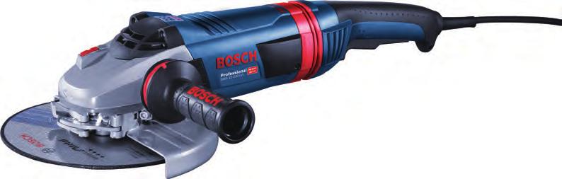 BOSCH SETTER NY STANDARD FOR SIKKERHET Vinkelsliper GWS 19-125 CI Kraftig 1900 watt motor, 125 mm-ø, vibrasjonshåndtak, tilbakeslagsregulering, omstartsbeskyttelse,