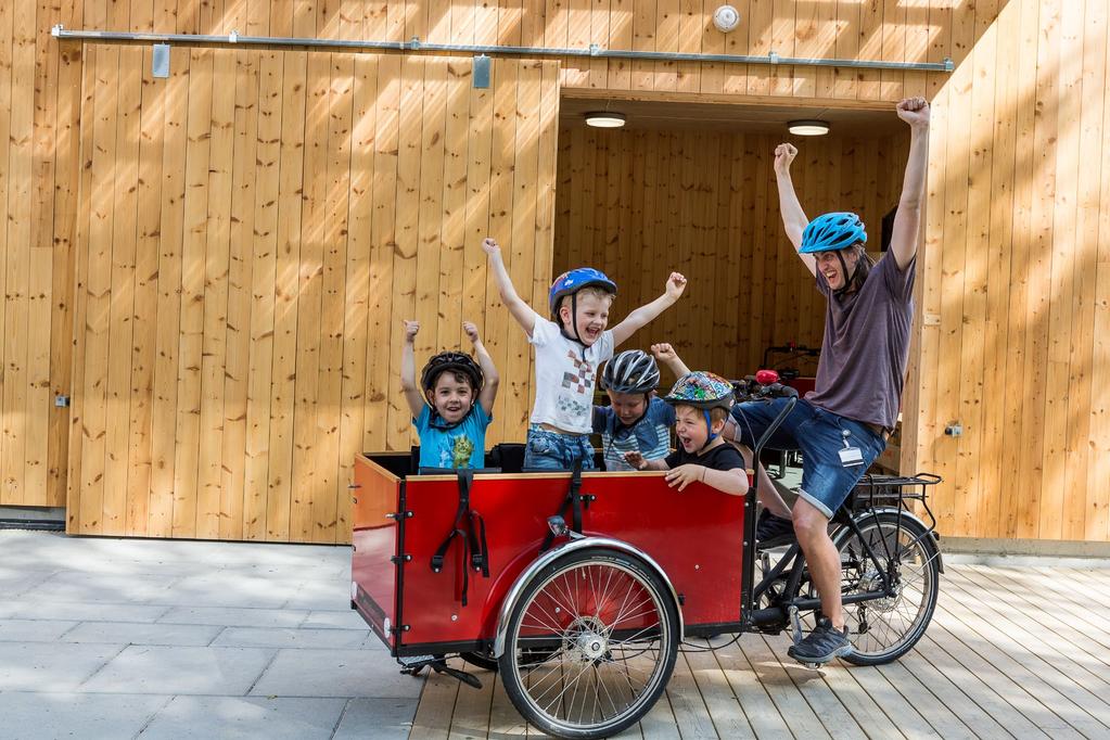 FutureBike pkt.4 Bygge sykkelkultur blant barn og unge Trans matoren sykkelpark stod ferdig i 2015. Det er blitt arrangert sykkeldag for 6. og 7.