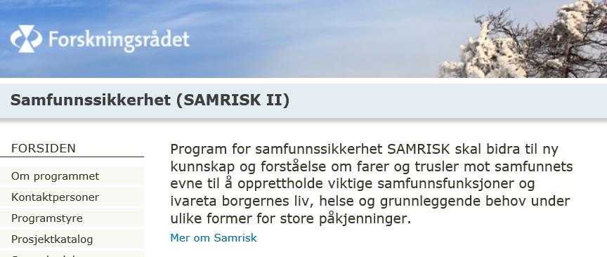 Forskerprosjekt frist 10. april?