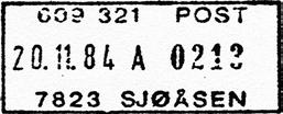 6 Type: I22N Fra gravør 18.11.1969 SJØÅSEN Innsendt?