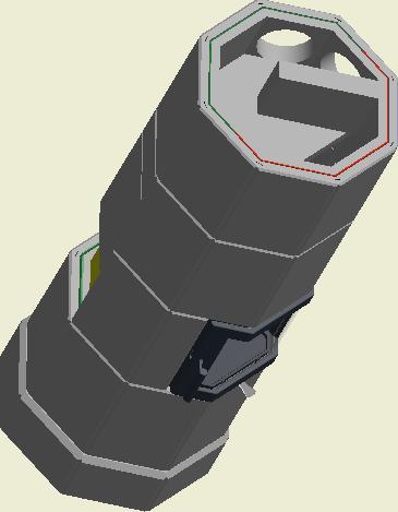 30-cm-Tetteskinner, ned i vertikale spor mellom kaklene. 5.