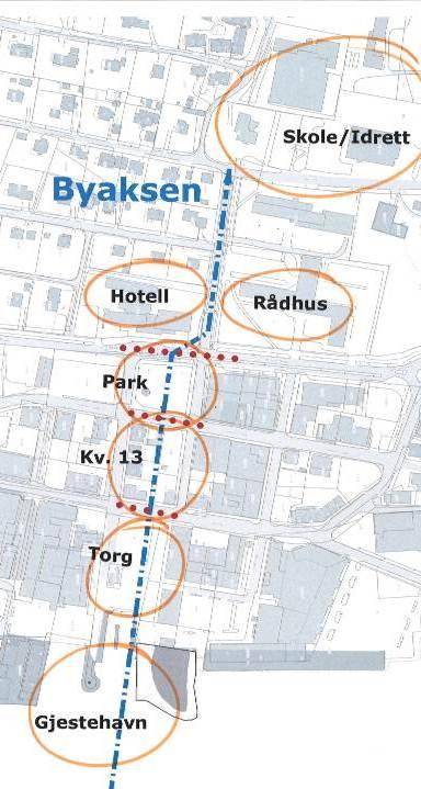 Byaksen- prioritert byrom Stort