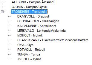 Campus To-nivå campus Flere campus på vurderingskombinasjon og vurderingsenhet Flere