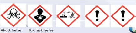 Allergi- luftveier og hud Kreftfremkallende stoffer Database med CLP-klassifisering av kjemikalier http://echa.europa.