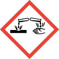 Signalord Fare Risikobeskrivelse Gir alvorlige etseskader på hud og øyne. (H314) Sikkerhet Generelt Forebyggelse Ikke innånd tåke/damp/røyk/aerosoler. (P260).