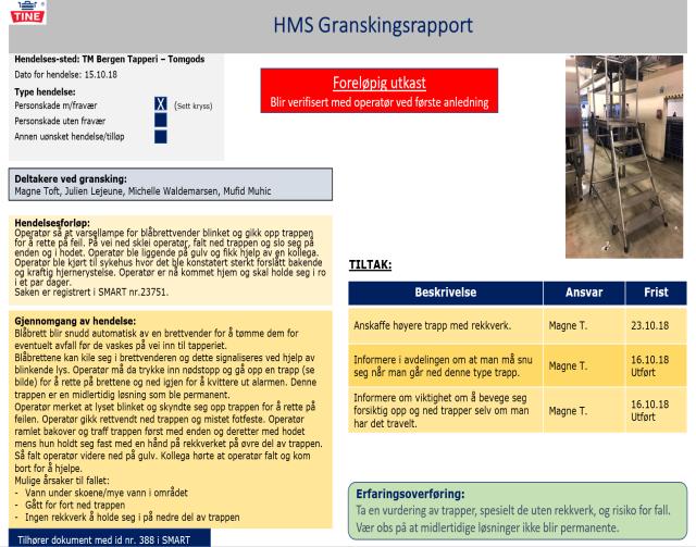 gjennomføres grundige analyser for å finne