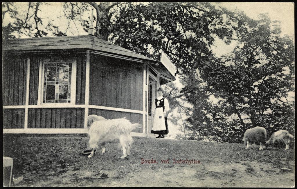 Musikkpaviljongen fra 1866 lå på platået rett nord for Sæterhytten. Etter ombygging ble den brukt som bolig for serveringspersonalet og kalt annekset. Den ble revet på 1970-tallet.