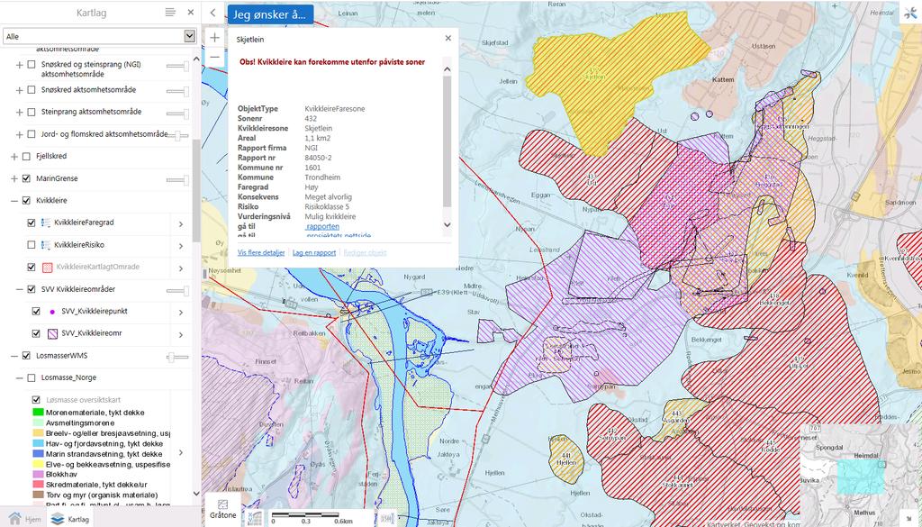 Forbedring - innhenting og tilgjengeliggjøring av kvikkleiresoner Marin grense - NGU Kvikkleiresoner Innmeldinger oppdatering