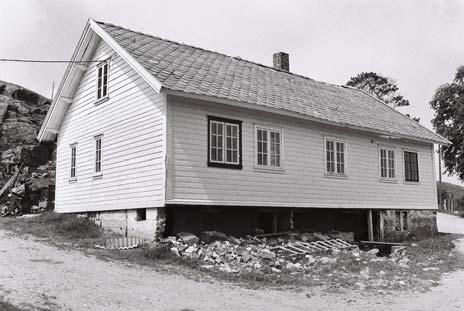 Våningshuset på Fjogstad i Høyland var et tradisjonelt