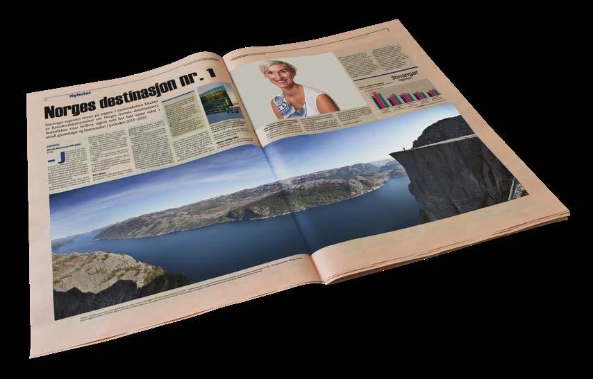 DN, 10. januar 2020 Stavanger-regionen troner på toppen i undersøkelsen foretatt av Reiselivsdepartementet om Norges fremste destinasjoner.