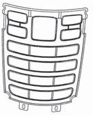 Tastatur for mobiltelefon/ leketøystelefon, klasse 14-03 og 21-01.