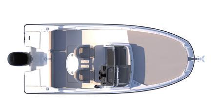 Elegant og ergonomisk to-farget dashbord med plass til 7 kartplotter 12.