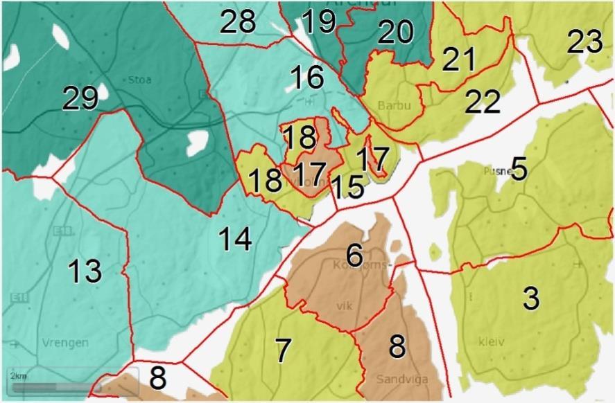 39,7% Norge 45,9% 3-Tromøy 3 50,0% 6-His1