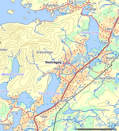 3.4.2 Fysisk-kjemiske forhold ved vannkvaliteten i Farstadsvassdraget, Vestvågøy Stasjonene som ble prøvetatt i 2010 er vist på kartskissen i fig.5.