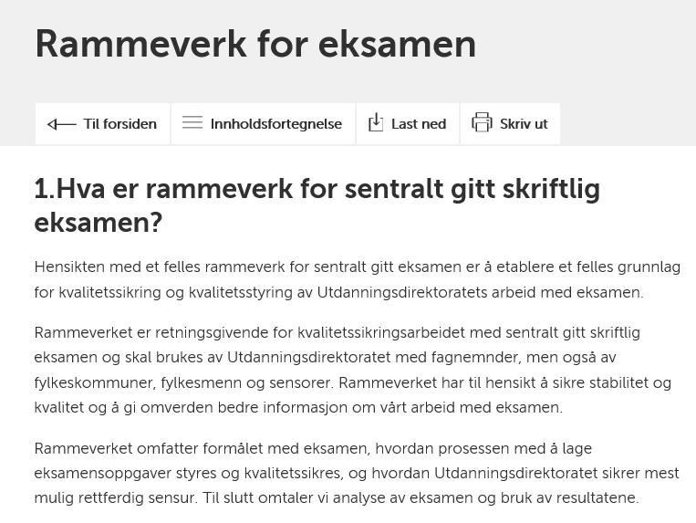 Sentralt gitt eksamen hva er det?