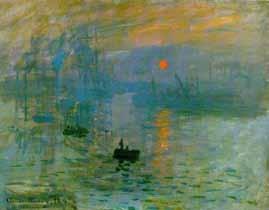 Kunsten og moderniteten 26 Claude Monet: «Impression, soleil levant» (1872). Maleriet skal ha gitt navn til betegnelsen impresjonisme for å male portretter av dem.