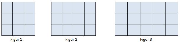 S, Algebra b) Fi e eksplisitt formel for tallfølge. a c) Fi ledd ummer 0 i tallfølge a 0 0 04 59049..6 Gitt figuree edefor. a) Fi e tallfølge som gir atall kvadrater i figuree.