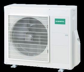 Spesifikasjoner for General aircondition & varmepumper Veggmontert, NocriaX R-32 L eve r e s m e d Mulig tillegg: Kablet fjernkontroll m/lcd display UTY-RVNGM