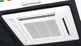 Spesifikasjoner for General aircondition & varmepumper Multi-splitt, innedeler R-410A TYPE innedel Kjøleeffekt innedel Varmeeffekt innedel Multi 8 tilbehør Alle priser er eks. kjølevæske og EE avgift.
