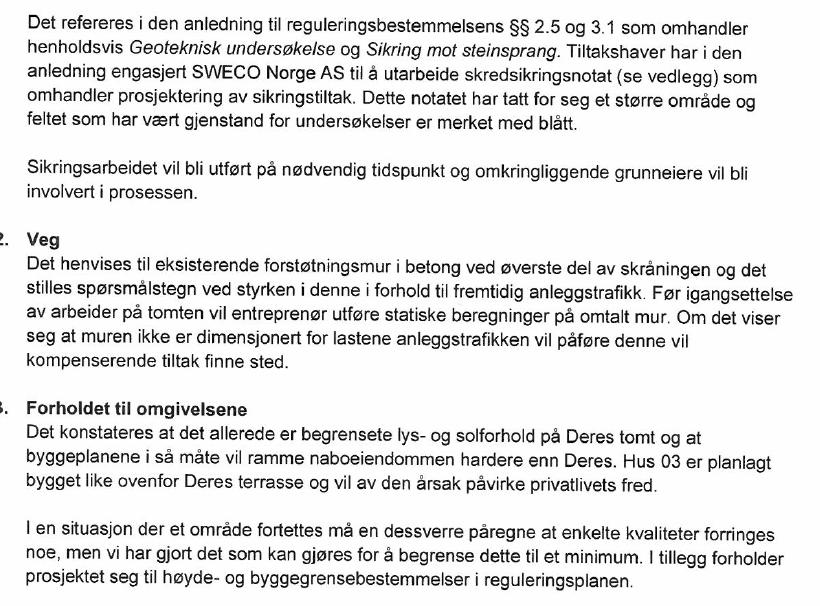 Til eier av gnr 121 bnr 767 Til eier av