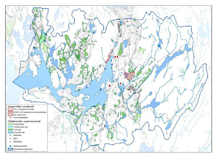 Oppgåver for vassområda 2- haust 2012 Overvakingsprogram FM ansvarleg Register - beskytta områda Drikkevatn Vern av økonomisk betydelege