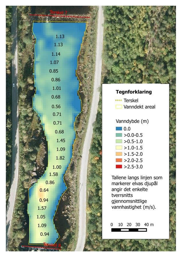 som tall på bildene) i hvert tverrsnitt før