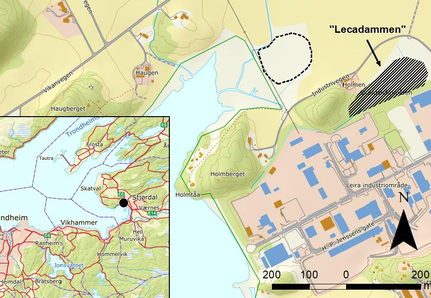 1 Innledning Området Sutterøleiret i Stjørdal var lenge kjent som et våtmarksområdet av stor regional verdi (Baadsvik 1974, Fylkesrådmannen i Nord-Trøndelag 1986).