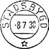 1971 STADSBYGD Innsendt?? Registrert brukt fra 9-8-71 BM til 14-10-96 TS Stempel nr. 8 Type: I25N Utsendt?? STADSBYGD LP A Innsendt?? Registrert brukt fra 03.08.83 TBK til 04.11.86 TBK Stempel nr.