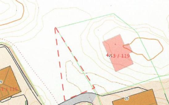 Vidare vert det søkt om dispensasjon for å etablere tilkomstveg til bustadeigedom, jf. mellombels dispensasjon som er gitt i vedtak DS 197/18.