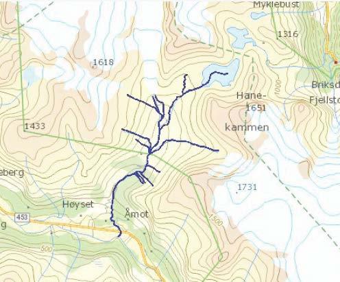 Tabell 1. Oppsummering av vassførekomsten: Vassførekomst: 087-51-R Kommune: Jølster Berekna folketal 0 Namn Driva Areal, km 2 28.5 Gjennomsnittleg årleg vassføring, mill. m 3 83.