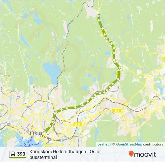 Retning: Nittedal Sentrum 32 stopp VIS LINJERUTETABELL Hausmanns Bru Lakkegata 15A, Oslo Sars Gate Sars'' Gate 31, Oslo Carl Berners Plass 6, Oslo 390 buss Rutetabell Nittedal Sentrum Rutetidtabell