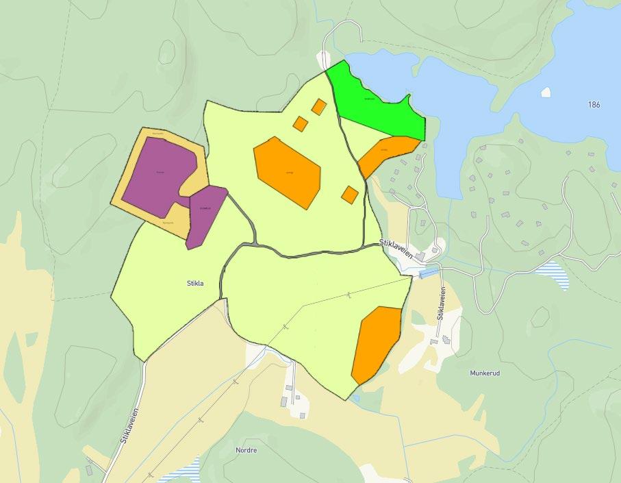 11 (25) Reguleringsplan for Stikla, utvidet pukkverk Gjeldende reguleringsplan for Stikla, utvidet pukkverk, ble vedtatt 19.10.2004.