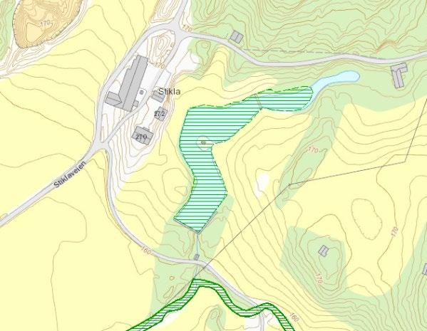 17 (25) Figur 9 Hæra markert i Miljødirektoratets Naturbase. Tiltaket vil få konsekvenser for naturens mangfold i området gjennom direkte arealbeslag.