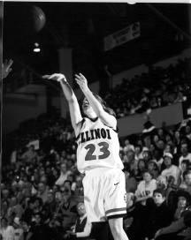 Team Records Melissa Parker ranks third in Illinois in history in three-point shooting (135). Anita Clinton s stellar freshman year included 14 blocks and 160 rebounds. Single Game Most Points 1.